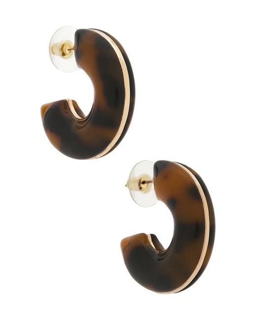 Lovers + Friends Black Serene Earrings