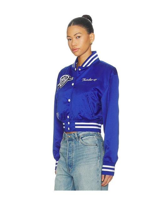 DANNIJOPRO Blue The Bomber Jacket