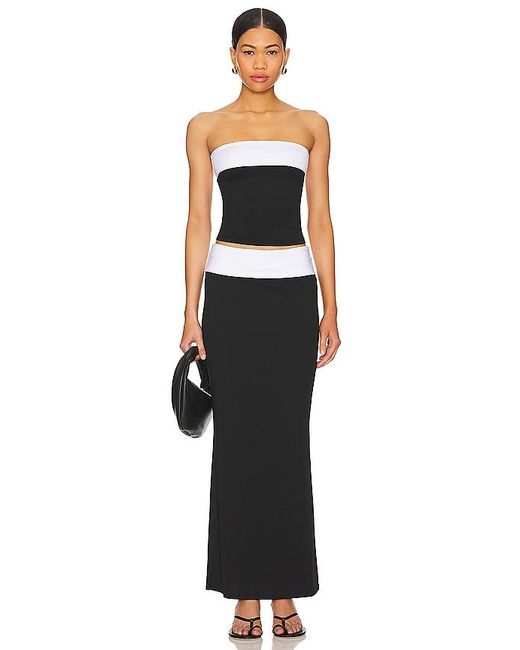 superdown Black Jodie Maxi Skirt