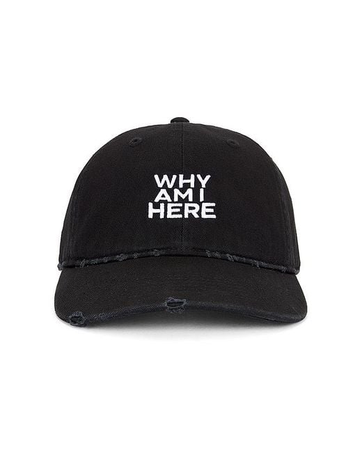 Lovers + Friends Black Why Am I Here Hat