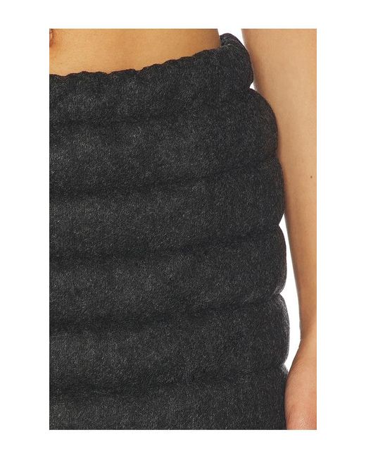 LAQUAN SMITH Black Low Rise Mini Skirt