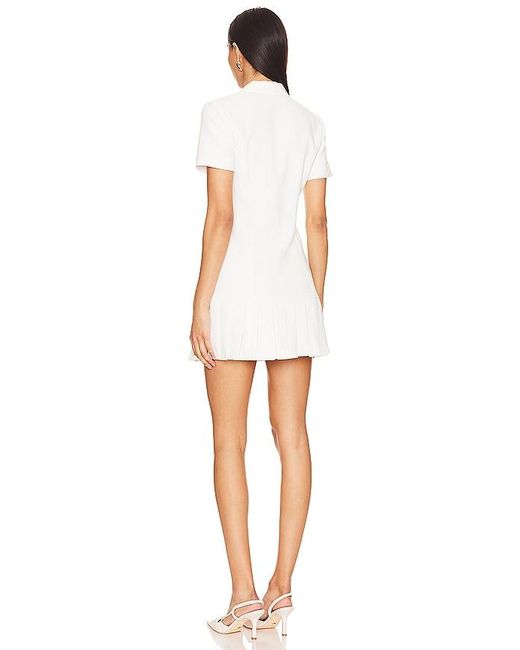 Amanda Uprichard White Mesha Dress