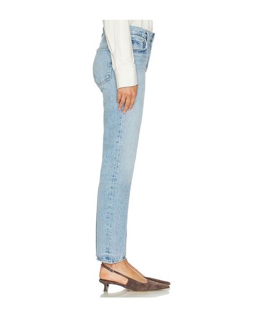Agolde Blue Romney Low Rise Jeans