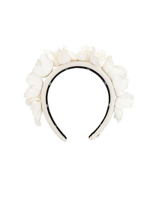 Lele Sadoughi Black Magnolia Headband