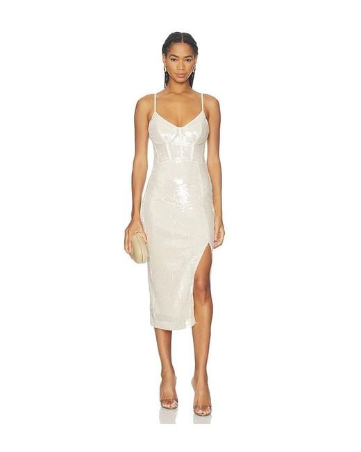 Astr White Liese Dress