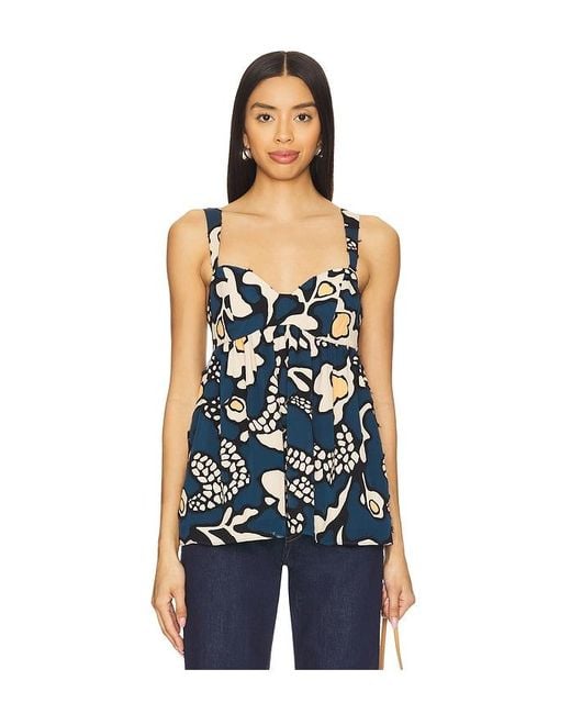 Ulla Johnson Blue Emira Tunic