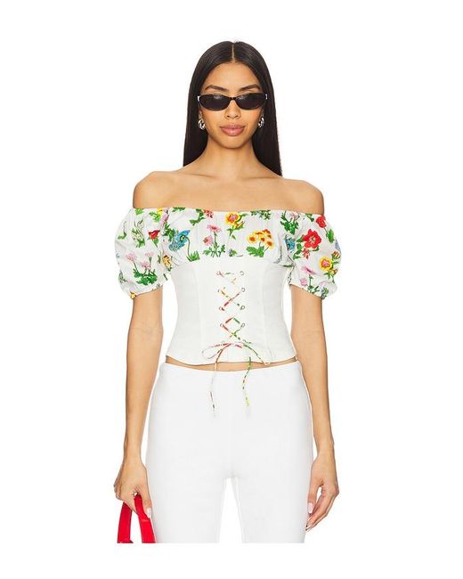 Tyler McGillivary White Uma Top