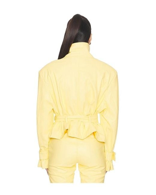 AFRM Yellow Scarlette Jacket