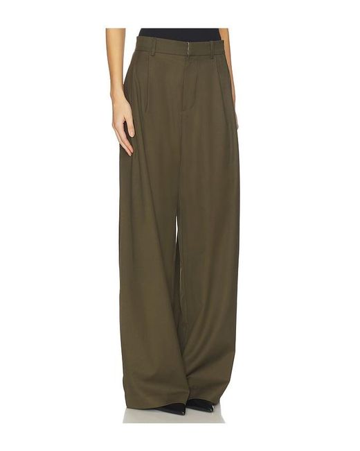 MOTHER OF ALL Green Moa Low Waist Wide Leg