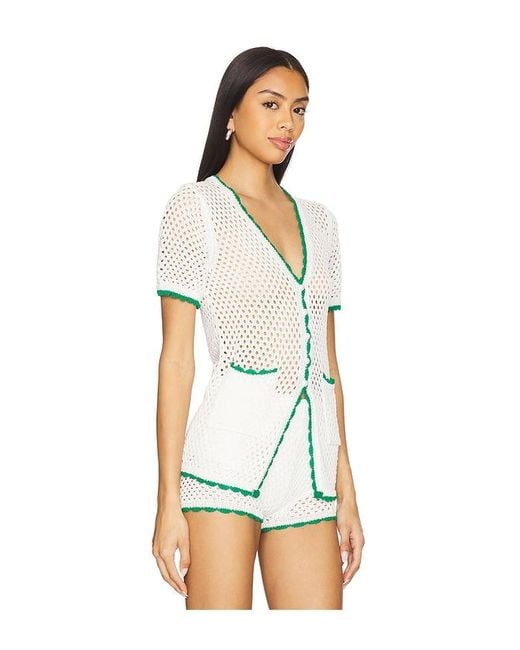 superdown White Brisa Top