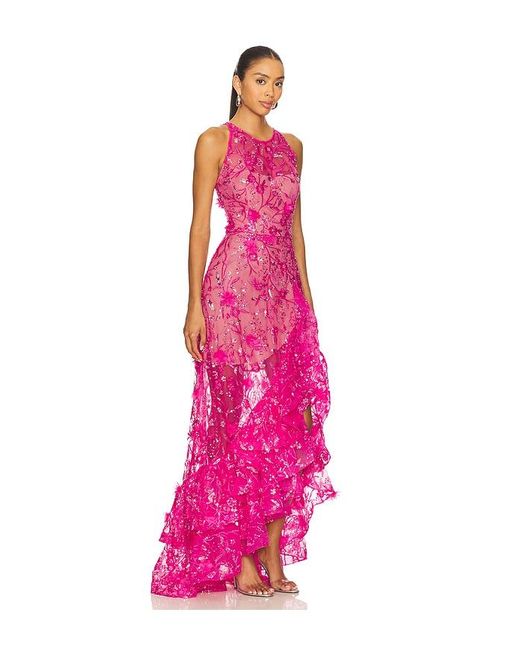 Bronx and Banco X Revolve Sicilia Sequin Maxi Dress in Pink | Lyst