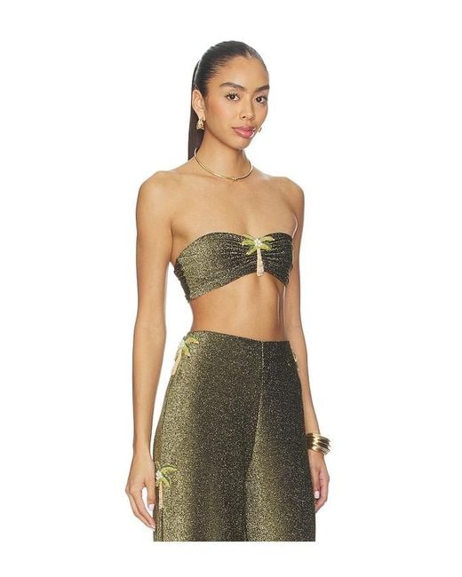 Mariandree Gaitan Green Emily Top