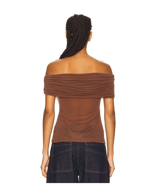 Elodie the Label Brown Fred Top