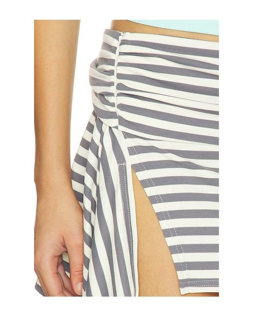 superdown Blue Alecksander Mini Skirtsup