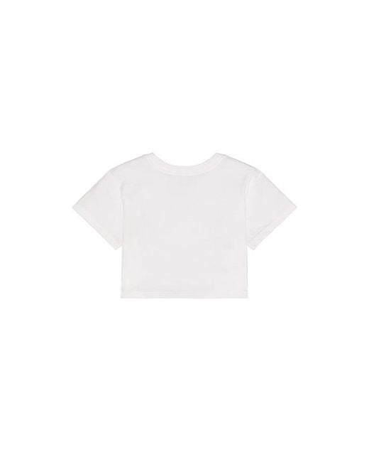 Polo Ralph Lauren White Short Sleeve Jersey Knit Flag Boxy T-Shirt