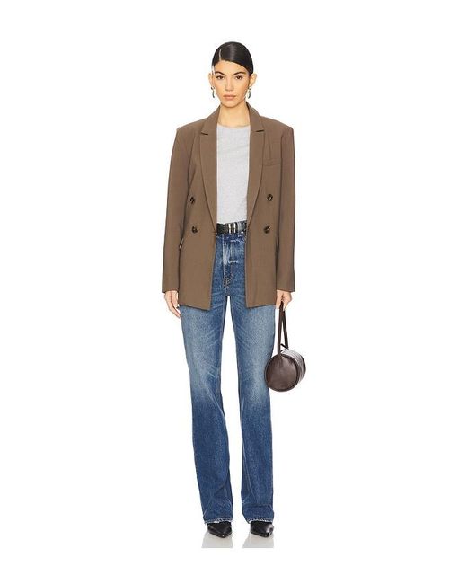 GRLFRND Blue Melanie High Rise Boot Cut