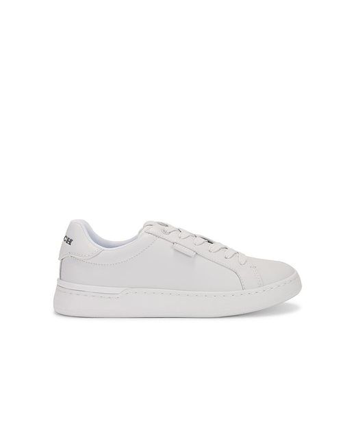 COACH White Lowline Sneaker