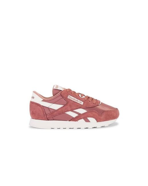 Reebok Red Sneakers Classic Nylon