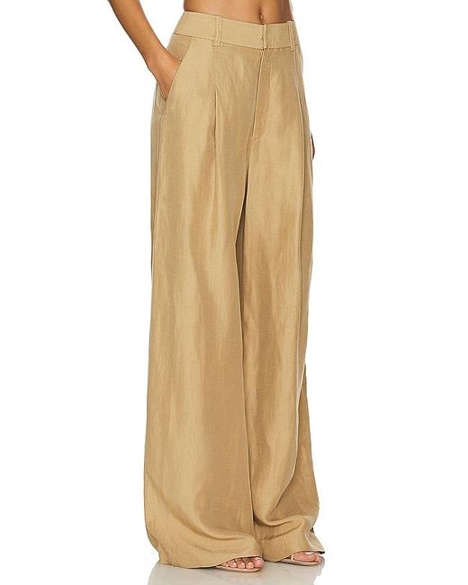 Smythe Natural Pleated Trouser