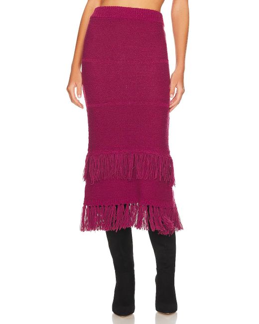 Amanda Uprichard Serita Skirt in Red Lyst