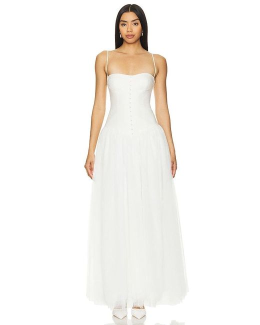 Nbd White Fraser Maxi Dress