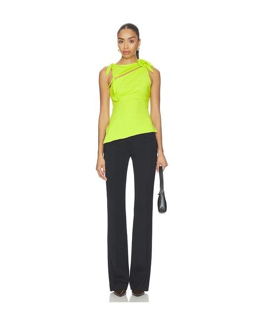 Coperni Green Flower Top