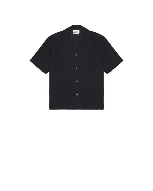 FRAME Black Open Weave Shirt for men
