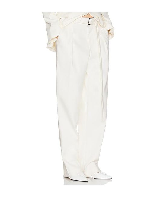 Helsa White The Barrel Pant