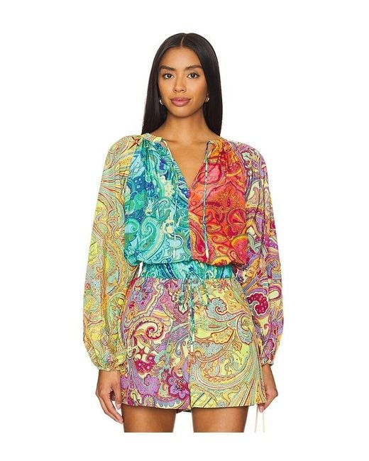 ALÉMAIS Multicolor Ceto Spliced Top