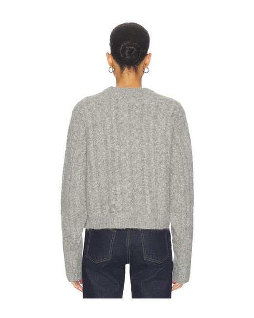 Miaou Gray Clarke Crew Pullover