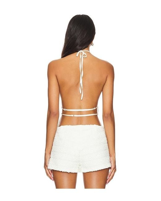 Lioness White Legacy Halter Top