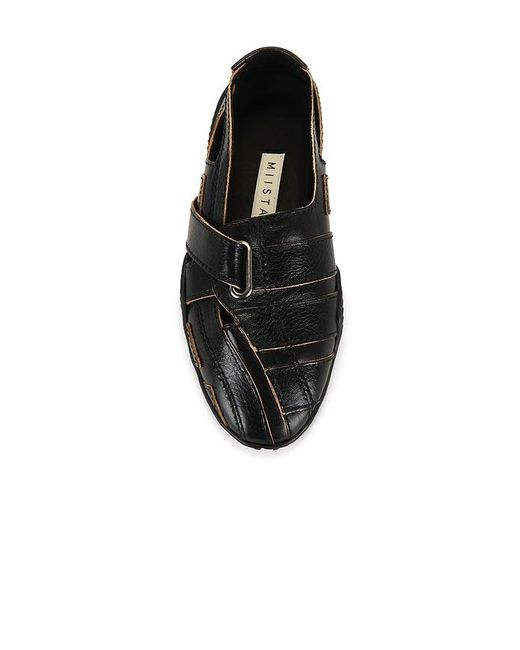 Miista Black Loda Ballerina Flat
