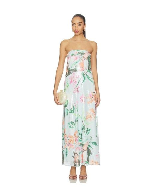 ROAME. White Bianca Sequin Gown