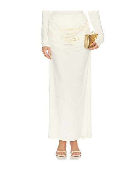 Paris Georgia White Raffy Skirt