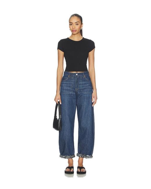 Re/done Blue The Rewind Barrel Jean