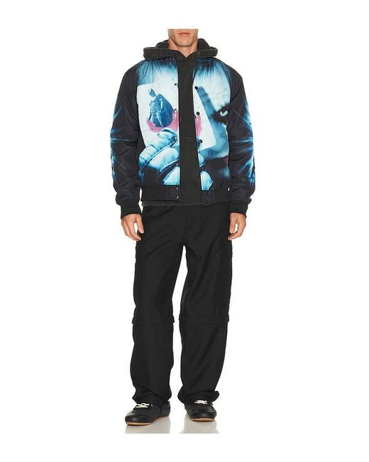 Reason Blue Dark Knight Varsity Jacket for men