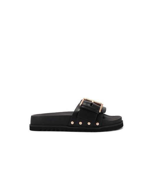 AllSaints Black Ellie Stud Slider