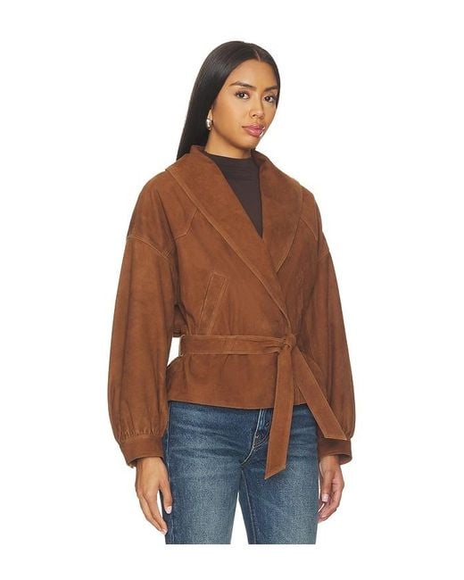 Ba&sh Brown Manon Jacket