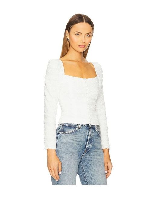 Elliatt White Fifi Top