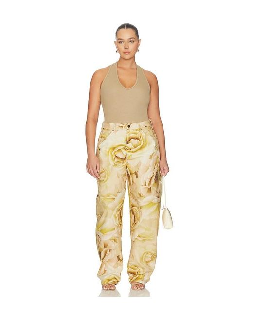 AFRM Metallic The Hr Chippy Barrel Pant
