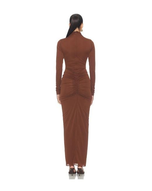 Ronny Kobo Brown Scorpio Dress