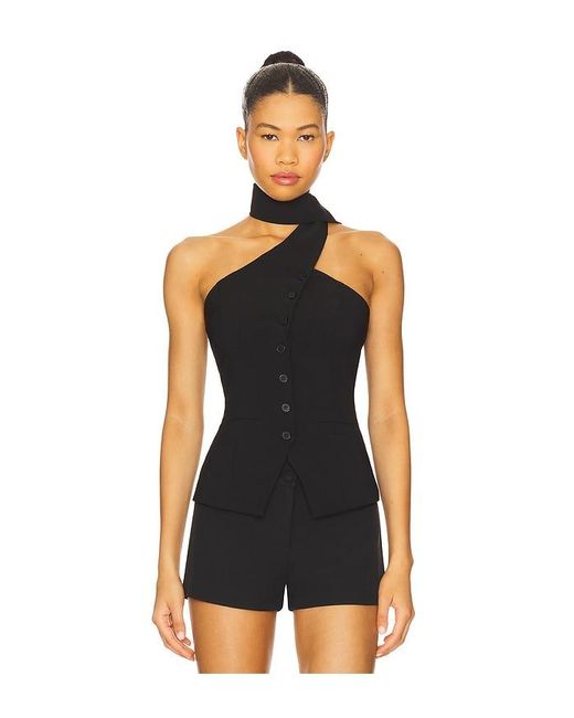 ALL THE WAYS Black Courtney Top