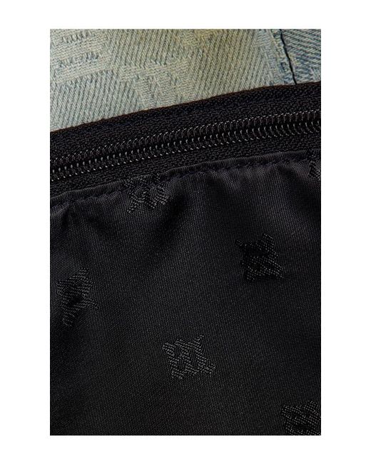 M I S B H V Green Monogram Tote Bag for men