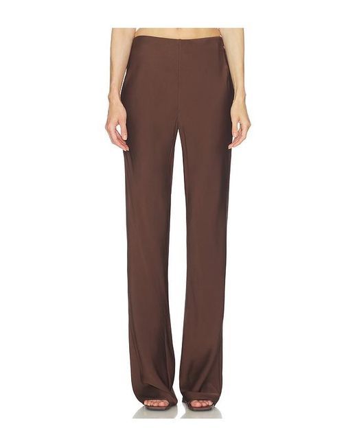 SRG Brown Lennon Silk Pant