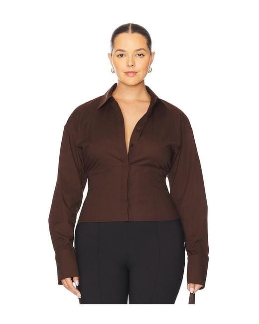 L'academie Brown Elsie Shirt