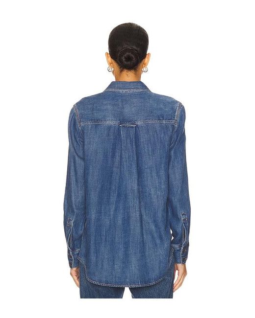 Rails Blue Atticus Top