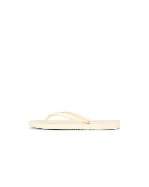 Sleeper White Slim Flip Flop