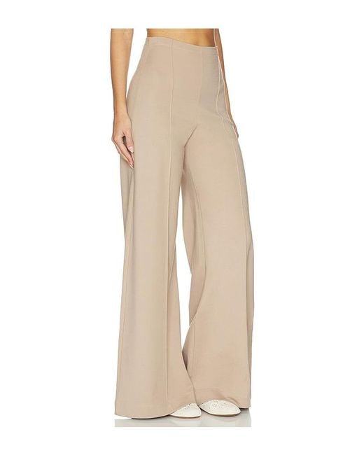 Ripley Rader Natural Ponte Knit Wide Leg Pant
