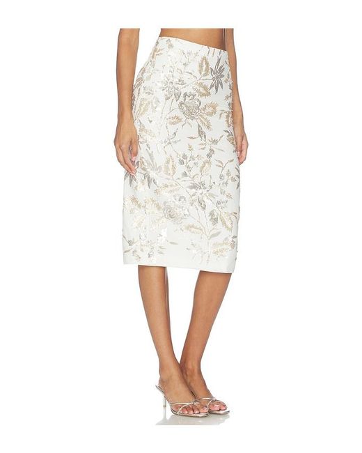 Prabal Gurung White Pencil Skirt