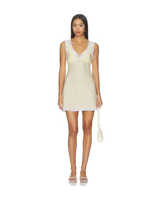 Posse Natural Tabitha Slip Mini Dress